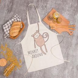 Фартук Этель Monkey Around, 40*50 см, 50% п/э, 50% лён