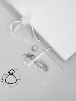 Набор мешочков подарочных 100шт., 7×9, цвет белый (1716475)