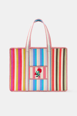 BOLSA ACOLCHADA RAYAS FLORES / Multicolor - Zara фото 2