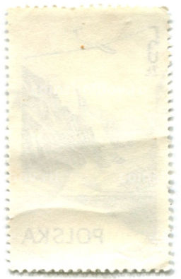 Марка Планер Jantar над горной долиной 1976 год Польша