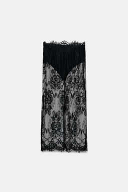 LACE MIDI SKIRT - Zara фото 9