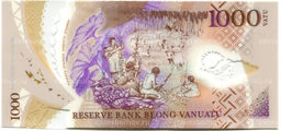Банкнота 1000 вату 2014 года Вануату