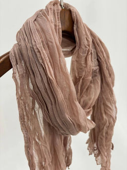 Палантин 180*85см однотонный 33-0001 пыльная роза