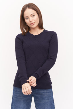 Джемпер М 16-022/темно-синий - Lady style фото 2
