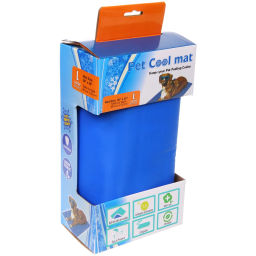 Матрас охлаждающий для собак и кошек "Место Бро", цвет синий, размер L, 50*90см