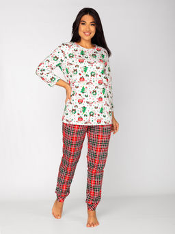 Пижама женская кулирка с брюками "СЮРПРИЗ"