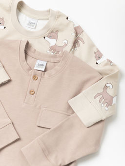 Лонгслив детский, песочный, 698