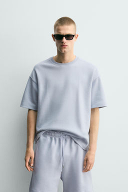 SUDADERA RELAXED FIT INTERLOCK / Celeste - Zara фото 2