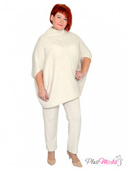 Туника-пончо Модель №1430 размеры 44-84 - Plusmoda фото 16