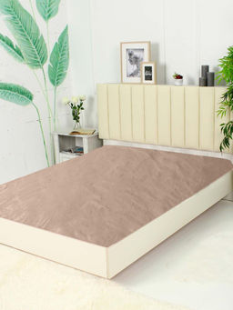 Скрыть Простыня Микрофибра Узор - Кофе