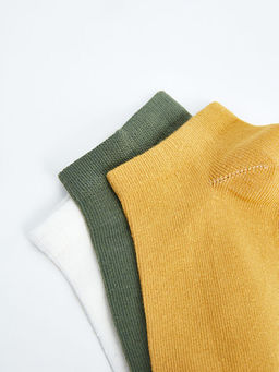 Basic K?z ?ocuk Patik ?orap 3l? - Waikiki фото 3