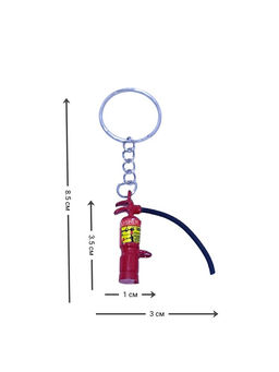 Цена за 3 шт. Брелок металл. "Огнетушитель" (KL-3523)