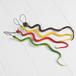 Цена за 10 шт. Прикол Змея, резиновая, цвета МИКС - Страна карнавалия фото 2