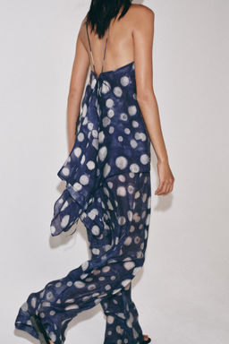 PANTAL?N LUNARES ZW COLLECTION / Azul - Zara фото 3