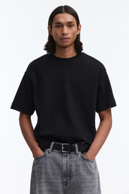 Camiseta interlock Loose Fit - H&m фото 5