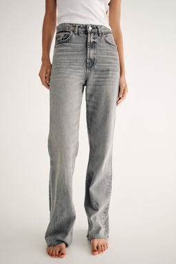 TRF WIDE-LEG HIGH-WAIST JEANS - Zara фото 28