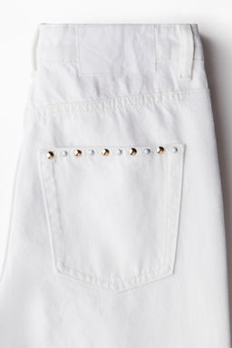Wide Ultra High Jeans con remaches decorativos - H&m фото 5