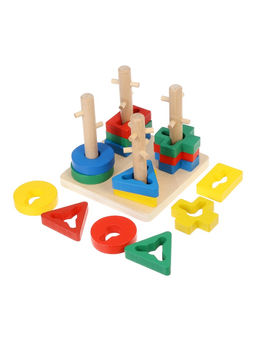 Развивающая деревянная игрушка - сортер, 3+