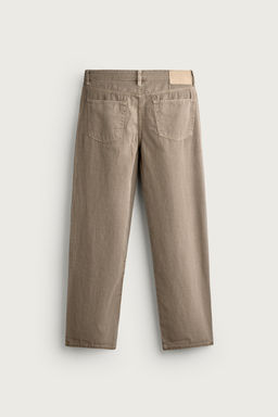 JEANS STRAIGHT FIT / Marr?n claro - Zara фото 8