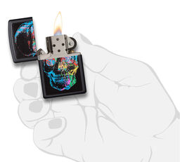 Зажигалка ZIPPO Цветной череп | Skull Design 28042  фото 5