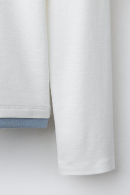 DOUBLE T-SHIRT WITH MODAL - Zara фото 4