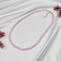 Бусы из Розового кварца