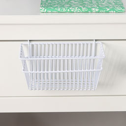 Корзина подвесная Доляна, 20×8×10 см, белая