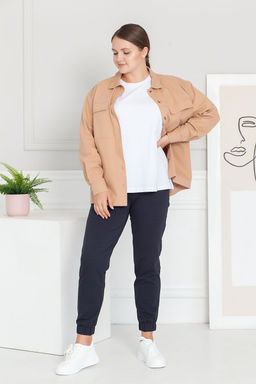 Рубашка МД-21 кэмел - Angelika фото 3