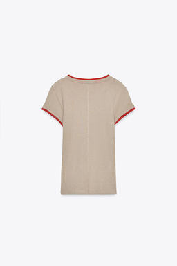 DOUBLE T-SHIRT - Zara фото 33