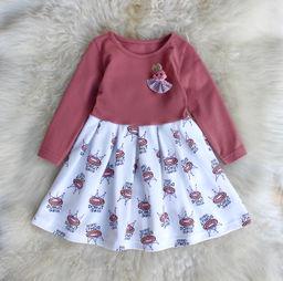 Платье Дони ЦВЕТ: ПУДРА (QR)