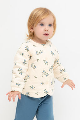 КР 302734/айвори,голубика к561 жакет (бомбер) д/дев яс