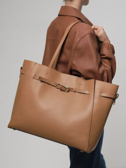 Сумка Esther DBR 31101 коричневый лист  фото 4