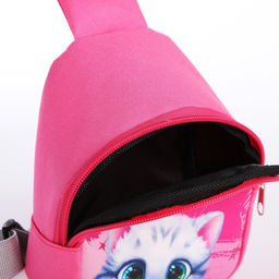 Сумка детская через плечо Весёлый котик - NAZAMOK KIDS фото 5