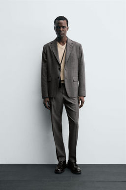CHECK SUIT BLAZER