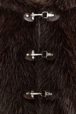SHORT FAUX FUR COAT ZW COLLECTION - Zara фото 9