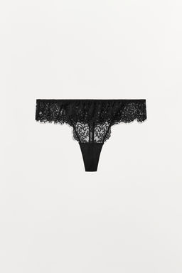 LACE THONG WITH RUFFLE TRIM - Zara фото 12