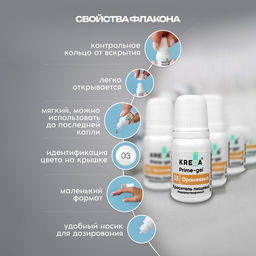 Цена за 2 шт. Краситель пищевой Prime-gel, водорастворимый, оранжевый, 10 мл