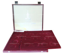 Коробка для монет номиналом 5 и 10 рублей Олимпиада-80 (б\у)