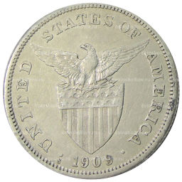 1 песо 1909 года Филиппины (Администрация США)