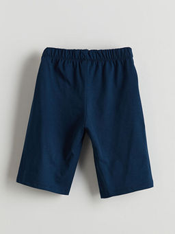 Beli Lastikli Bask?l? Erkek ?ocuk Pijama Alt