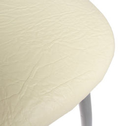 Стул для кухни «Клик Мебель. Сильвия», искусственная кожа, цвет серебристый металлик/молочный