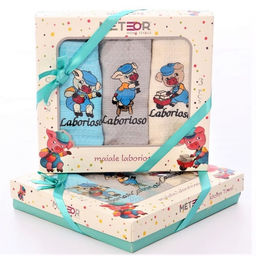 Набор вафельных полотенец в коробке (40*60-3 шт.)