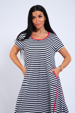 Платье оверсайз с карманами USHI