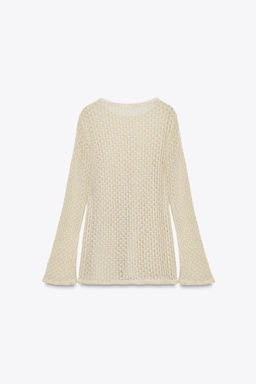 METALLIC THREAD TUNIC TOP