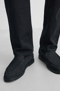 CASUAL LEATHER LOAFERS - Zara фото 12