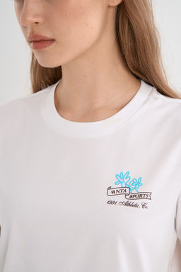 Футболка Белый ANTA SPORTS CLUB SS Tee  фото 7