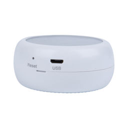 USN-A502 TS/WF WHITE Умный датчик температуры и влажности Wi-Fi, с экраном, на батарейках AAA*2 (н/к) / адаптер 5V (н/к). Звуковое+PUSH оповещение. Накладной. Белый. Приложение UnielSmart. TM Uniel