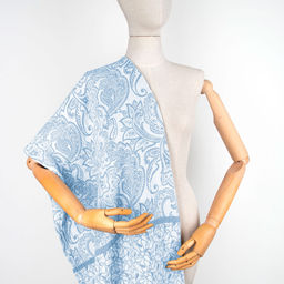 18С195-ШР/у./к. 80*145 Полотенце "Эсмеральда" цв. 270 рис. 271 светло-голубой