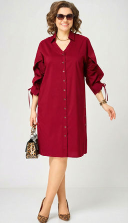 Платье EVA GRANT 7102 красный