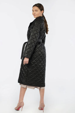 Пальто женское демисезонное (пояс) - El podio фото 6